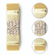 11mm Diamante Elasticated Stretchable Clip-ons Waist Belt Women Fashion Accessory